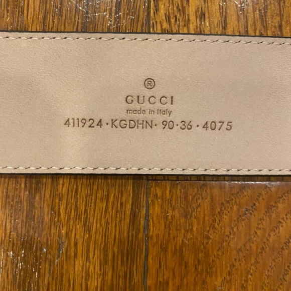 GG Supreme Interlocking G Buckle 1.5W Beige Ebony/Cocoa - Picture 2 of 4